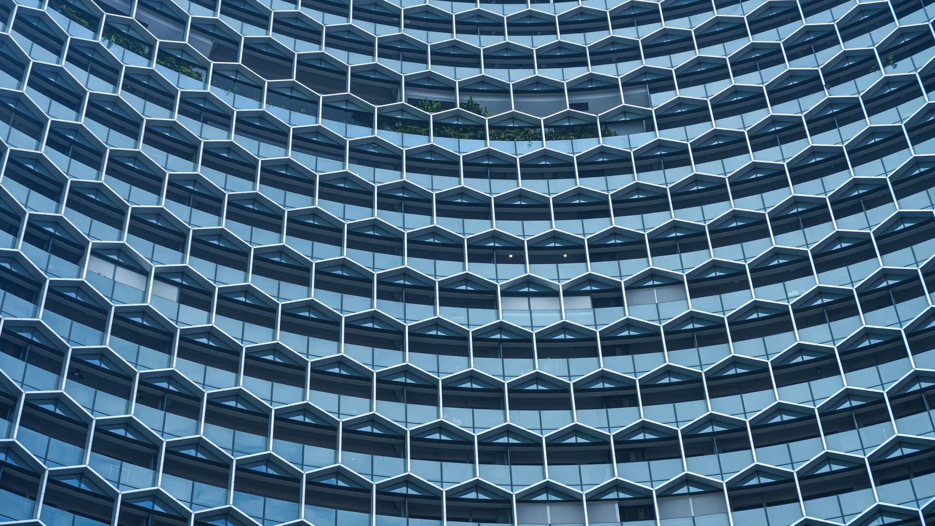 Modern futuristic building